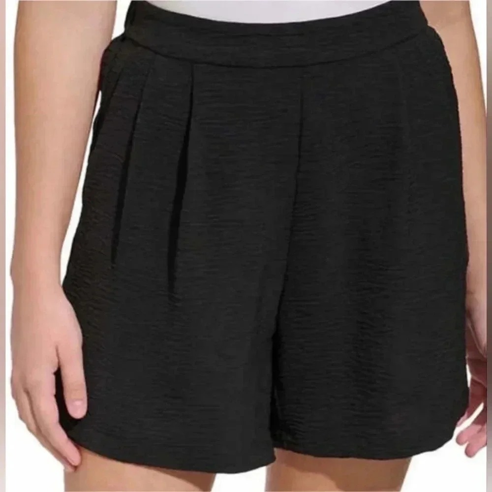 Margaritaville Women's‎ Casual Crinkle Pull On Black Shorts Sz. XS NWT